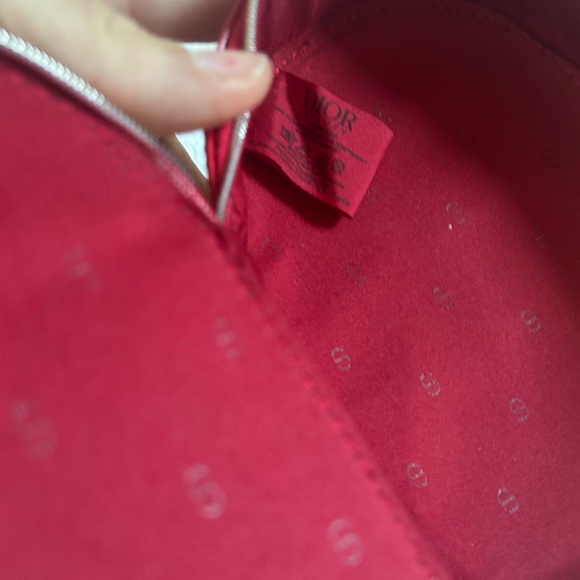 Dior Beauty Glossy Red Cosmetic Case with Box - Picture 4 of 9